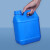 水杉食品级包装桶带盖酒精桶塑料壶油桶酒壶密封桶塑料桶扁桶4L升4公斤8斤耐酸碱 4L高款-白色（配内盖）