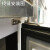梦茜儿乐创操作台冰箱门合页冷藏冷冻厨房冰箱门轴冰柜门铰链 不锈钢的 S07左方孔轴距34.5mm J款
