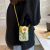 尹琪夏季高级感小众帆布包夏天散步小包包女包新款迷你斜挎手机包 绿色[现货速发]