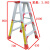 折叠梯子铝合金人字扶梯安全爬梯阁楼单梯合梯工程室内步梯凳 加固加强版全铝1.0米