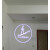 广告投影灯logo文字小心台阶斜坡地滑箭头指示图案投射灯安全 小心台阶灯片 + 灯具