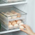 日本鸡蛋收纳盒冰箱用收纳架鸡蛋托架自动滚蛋鸡蛋盒储存盒保鲜盒 鸡蛋盒双层大号2件套10L