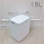 定制智能垃圾桶感应式客厅厨房卫生间创意自动带盖电动垃圾桶大号 E型10升充电款粉色(一键开盖+感 10L