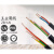 室外YJV电力电缆硬线铜芯2 3 5芯4平方1.5铜线2.5阻燃6耐火电线+1 5*6平(1米)国标