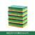 庄太太【绿色方形5片装厚度2.5cm】木浆清洁海绵擦ZTT-9508B