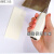 定制适用于刀把套色标管理4D厨房彩色刀具分色刀柄套热缩餐饮彩色菜刀套 白色(光面)