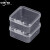 零件盒收纳盒工具盒螺丝物料元件透明分隔配件盒样品盒小盒子塑料A 2个【方】45_45_20