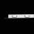 冰禹 BYZJ-6 台面缝隙卡条 集成灶接缝挡水收口封边条 边宽0.6公分(一对装) 