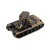 木公开物苏联KV2重型坦克1/72金属成品模型摆件车载饰品居家摆件 古铜色