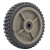 奔新农风火轮聚氨酯脚轮 耐磨轻音重型工业轮子 6寸单轮1个 灰色