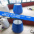 百舸 ZL2807蓝色软体应急贮水罐（无盖）应急大容量便携防汛贮水装备 塑料运输刀刮布农村应急水罐 0.5吨