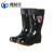 沸耐笙 FNS-04673 工地水产养殖劳保PVC雨靴 503中筒黑色单鞋 42码 双