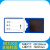 谐晟 软磁性标签贴仓库货架货位标示牌强磁库位卡橡胶磁多尺寸 蓝色80mm*100mmX41260B 1个