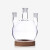 希万辉 烧瓶托实验室玻璃仪器放置烧瓶垫底座软木烧瓶垫 120mm软木2个装