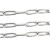 海斯迪克 HK-357 304不锈钢防盗链锁链长环链条 金属铁链链条 直径3mm长2米