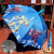 橙央（CHENGYANG）航天员儿童雨伞防晒遮阳太阳伞小学生幼儿园男女反光条自动长 中号机器人