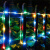 博雷奇太阳能彩灯闪灯串灯软管子灯led灯带变色户外防水装饰树灯 12米100灯-太阳能带遥控-暖白