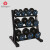 KYLIN SPORT 商用pu哑铃 男士健身 2.5~50kg黑色圆头型哑铃 单只12.5kg