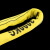 铸固 起重吊装带 涤纶柔性工业行车布双扣环眼吊带彩色护套吊车吊绳 3吨10米 