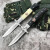 俄罗斯联邦HOKC高硬度野营生存户外战术多功能EDC折叠口 袋水果刀 深灰色