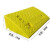 橡胶台阶垫斜坡垫楼梯上爬坡橡胶垫斜板缓坡加厚型塑胶橡塑 黄(50X27)高11cm3斤