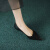 蓓蒂丹洛（PEDIDNRO）单鞋女夏季新款细跟尖头浅口通勤工作鞋优雅简约低跟女鞋子 黑色 39