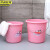 京洲实邦 15L绿色32*30cm 加厚洗衣塑料水桶手提装水大红色塑料桶盆桶JZSB-8032 