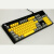 罗技G610键帽PBT透光防打油磨砂质感GPROx G512c机械键盘拼色键帽 黄灰色 官方标配