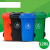100升120 240L超大号户外垃圾筒工业垃圾桶带盖塑料特大环卫大型 60L正方带盖(灰蓝绿红备注)