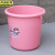 京洲实邦 15L粉色32*30cm 加厚洗衣塑料水桶手提装水大红色塑料桶盆桶JZSB-8032 