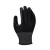 护享（Hu+） Hu-2311 乳胶起皱黑色涤纶手套 1副 黑 
