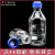 相液流动相瓶透明丝口瓶液相色谱溶剂瓶螺口储液瓶化学试剂瓶 棕色1000ml3孔
