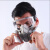普达410防毒面具防护面罩呼吸半面罩防农药甲醛装修活性炭面罩 单独过滤棉 50片装