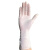 曼隆 一次性丁腈手套12码无粉防滑28-30cm加长加厚耐油耐酸碱 100只/盒 白色L码