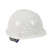 安全帽工地ABS新国标建筑工程电力施工业头盔监理防砸透气抗冲击印字定制 盔式1401 白