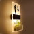 定制卫生间发光门牌创意WC带灯提示牌灯男女洗手间指示牌标志logo A款 29x11cm