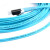 美国康宁 LC-LC单模OS2 /OM3/OM4多模万兆双芯光纤线跳 OM4万兆多模LC-LC 2m
