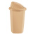 科力邦（Kelibang） 垃圾桶 大号塑料户外垃圾桶 带盖工业商用环卫垃圾桶加厚翻盖 30L带盖 KB1033 米黄色