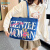 薇缇莉 WEIL TI LI韩版手提包休闲通勤单肩包女大包ins新款时尚女士卡通帆布托特包 白色