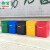 定制30l带盖把手提铁皮方桶40l户外垃圾圆形油漆桶收纳果皮箱议价 橡塑模压内桶(30x30x47)