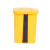 标燕【16L黄色其他垃圾】脚踏垃圾桶户外乡镇办公室塑料分类垃圾单桶ZTT-DT8703