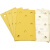 长方形干磨砂纸8孔3+2+3方形砂纸95*180mm黄砂植绒打磨砂纸片 400#一盒100张