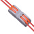 双念 快速按压式接线端子电线对接头接线夹子串联器 一进一出导轨款 单位：个