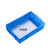 塑料盒子长方形塑料零件盒周转盒物料盒螺丝盒配件箱胶箱收纳盒B 21#单边箱（蓝）383_242_98MM