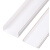 纳仕徳 FJ105 pvc方形线槽塑料压线槽明装明线 白色10米泡沫棉背胶20*10mm