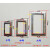 不锈钢标签框铁标牌框卡片标签标牌插铁柜号牌标牌框标签卡槽 塑料小号标签框69×38mm