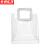 京洲实邦 pvc手提袋透明塑料伴手礼包装袋【白色25*28*14.5cm竖版/10个】ZJ-4104