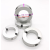 定制适用固定环分离型 光轴固定环夹紧环 夹轴器轴套轴承固定环限 铝分离-内径20MM（20*40*12