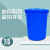 顶奈塑料水桶储水厨房发酵胶桶超大容量白桶蓄水大桶收纳桶酒店餐厅工业环卫物业垃圾桶加厚大号带盖100L蓝色