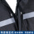 雨裤套装男士防护服电动摩托车分体保安骑行防水暴雨 黑色（双层套装） M